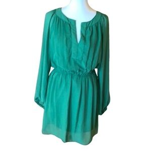 Max Edition green chiffon dress Size 12